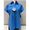 Image 1 : Women's Size L Blue Silver Ridge Short Sleeve Shirt