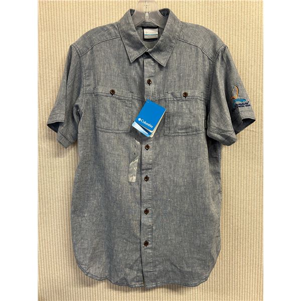 Men's Size S Washed Gray Southridge Short Sleeve Shirt