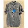 Image 1 : Men's Size S Washed Gray Southridge Short Sleeve Shirt