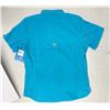 Image 2 : Women's Size XL Turquoise Blue Tamiami II Short Sleeve Shirt