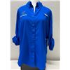 Image 1 : Women's Size XL Vivid Blue Tamiami II Long Sleeve Shirt
