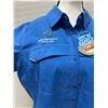 Image 3 : Women's Size S Lo Drag Deep Blue Short Sleeve Shirt