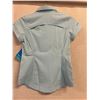 Image 6 : Women's Size S Lt. Blue Silver Ridge Short Sleeve Shirt