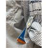 Image 4 : Men's Size S Super Tamiami Blue Grid-Pattern Long Sleeve Button-Up Shirt