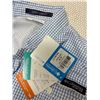 Image 6 : Men's Size S Super Tamiami Blue Grid-Pattern Long Sleeve Button-Up Shirt