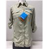 Image 4 : Women's Size L Fossil Khaki/Beige Psych To Hike Long Sleeve Shirt