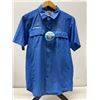 Image 1 : Men's Size S Bahama Blue Irico Short Sleeve Shirt