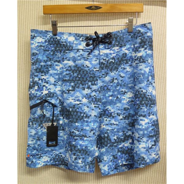 Men's Size 42 Pixel Blue PFG Offshore Board Shorts