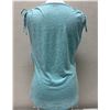 Image 2 : Women's Size XS Light Blue Kickin It Tee