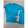 Image 3 : Youth Size 10 & 12 Aqua Blue Long Sleeve Rash Guard