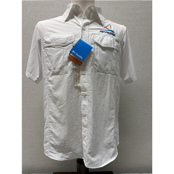 Men's Size S White Silver Ridge Short Sleeve Shirt