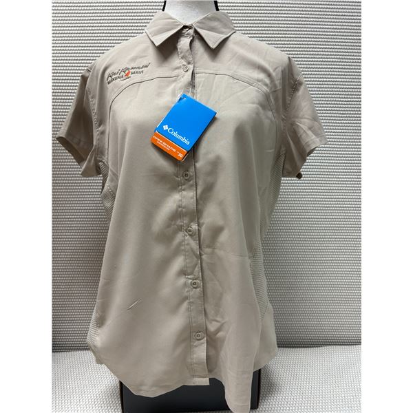 Women's Size XL Khaki Silver Ridge Short Sleeve Shirt