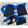 Image 2 : Qty 5 Youth Size 2T, 3T, 4T Black/Bright Indigo Sandy Shores Long Sleeve Sun Shirts