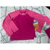 Image 2 : Qty 4 Youth Size 2T (2), 3T (1), 4T (1) Two-Tone Pink Sandy Shores Long Sleeve Sun Shirts