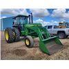 Image 3 : Approx. 1989 JD 4055 Tractor, approx. 126 HP eng., 1000/540 PTO, 2432.3 orig. Hrs., 18.4-38 rear dua