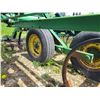 Image 10 : JD 1610 40 ft. Deep tillage, 3 bar tine harrows, SN. 004412 c/w pallet of extra shanks