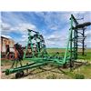 Image 2 : JD 1610 40 ft. Deep tillage, 3 bar tine harrows, SN. 004412 c/w pallet of extra shanks