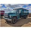 Image 7 : (Lot #'s 41, 42 & 43 are a Group Lot) 1984 Ford F700 c/w SWS 16 ft. steel box & harsh twin cyl. Hois