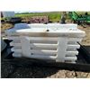Image 2 : White plastic tank w/ containment , 200 gallons