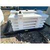 Image 3 : White plastic tank w/ containment , 200 gallons