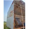 Image 4 : Approx. 30 ft. skid, 10 in. x 10 in. I-Beam skid c/w metal clad roof & walls, steps & sliding doors.