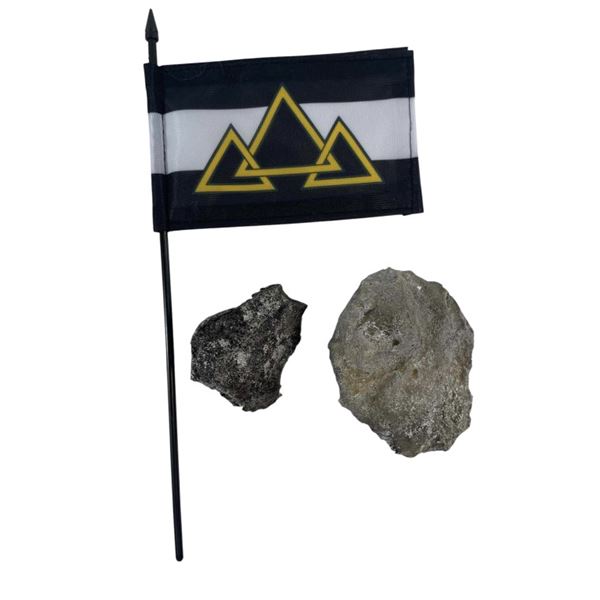 Black Adam (2022) - Kahndaq Flag And SFX Building Debris