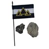 Image 1 : Black Adam (2022) - Kahndaq Flag And SFX Building Debris