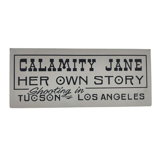 Calamity Jane (1984) - Crew Used Dashboard Parking Permit Card