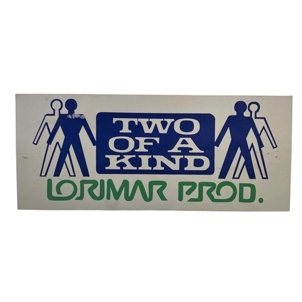 Two of a Kind (1982) - Crew Used Dashboard Parking Permit Card