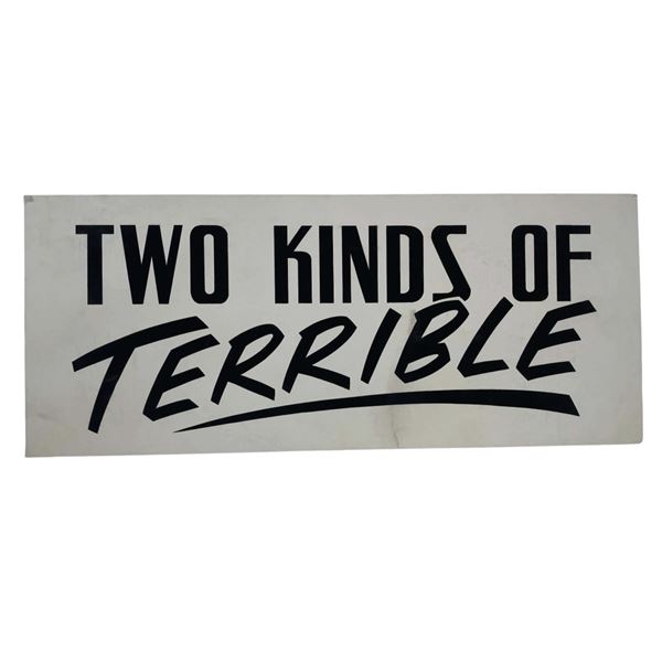 Two Kinds of Love (1983) - Crew Used Dashboard Parking Permit Card