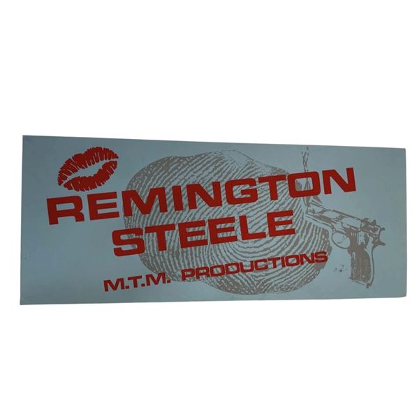 Remington Steele (1982–1987) - Crew Used Dashboard Parking Permit Card