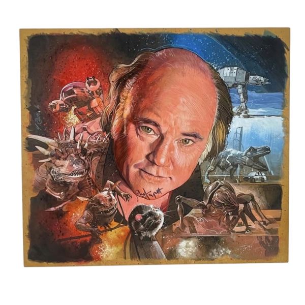 Phil Tippett Collection - Cinefex Magazine Issue #121 Original Hand Painted Cover Art