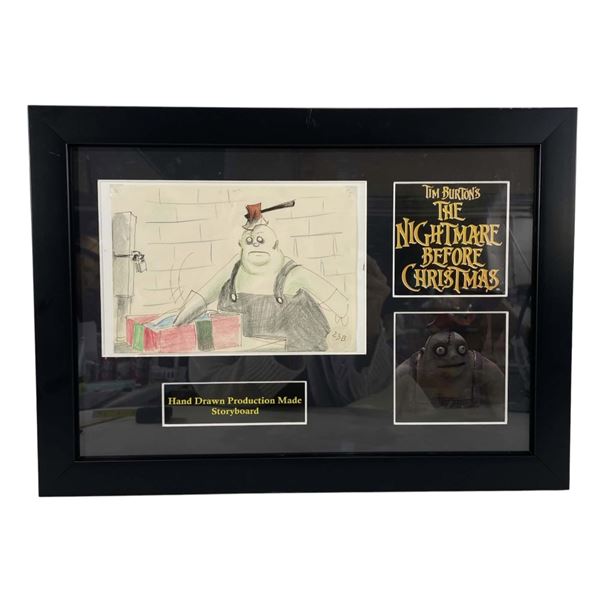 The Nightmare Before Christmas (1993) - Hand Drawn Storyboard (Framed)