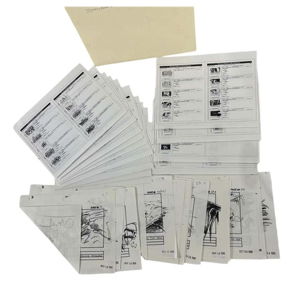 Starship Troopers (Phil Tippett Collection 1997) - 35 StoryBoard Collection - Lot B