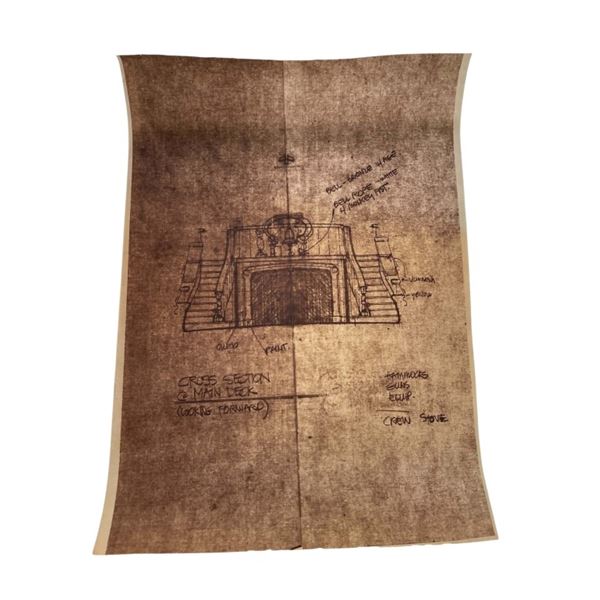 The Goonies (1985) - One-Eyed Willy Inferno Ghost Ship Blueprint