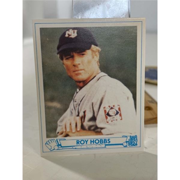 The Natural (1984) - Prop Roy Hobbs (Robert Redford) Baseball Card