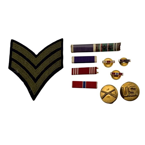 Mixed WWII Era U.S. Military Lot - Sgt. Thiell