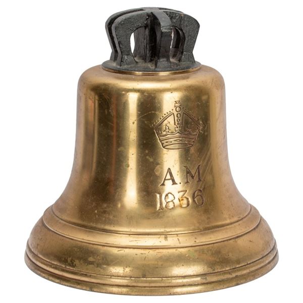 British Air Ministry 1936 Brass Scramble Bell