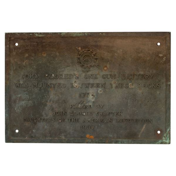 John Eldred Revolutionary War Commemorative Plaque