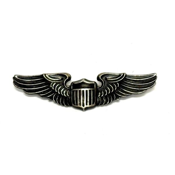 WWII Sterling US Air Force LGB Pilot Wing Pin