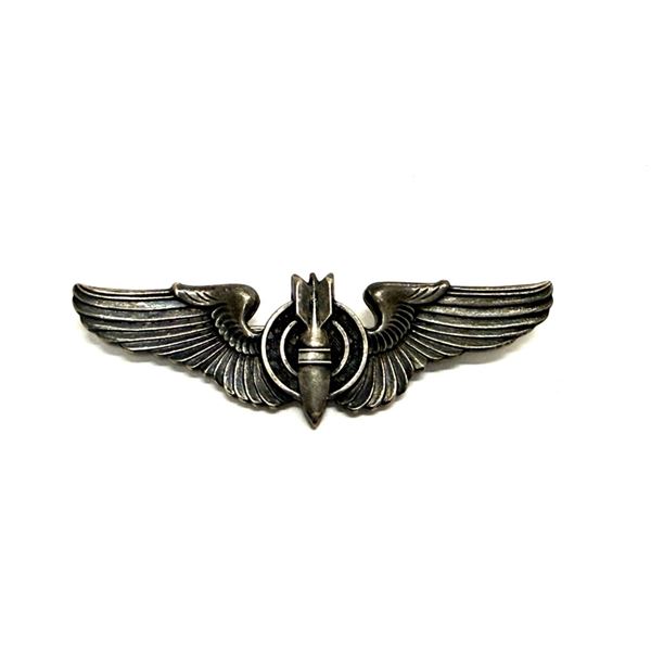 WWII Sterling US Air Force Bombardier Wing Pin