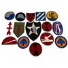 Image 1 : WWII Army Shoulder Sleeve Patch Lot