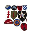 Image 4 : WWII Army Shoulder Sleeve Patch Lot