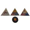 Image 9 : WWII Army Armored Division Insignia Patch Lot
