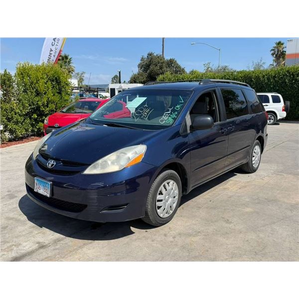 TOYT SIENNA 2007 APP/DUP-T/EXP-ONLY-SMOG
