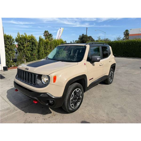JEEP  RENEGADE 2016 O/S TITLE 2 DAYS