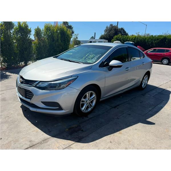 CHEV CRUZE 2016 SALV T/DONATION