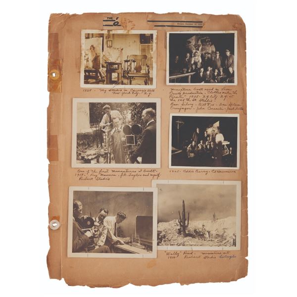 Early Hollywood Photographs of Hammeras' Effects Work.