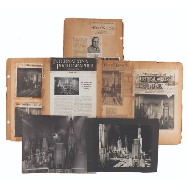 A "Just Imagine" Collection of Photos and Clippings.