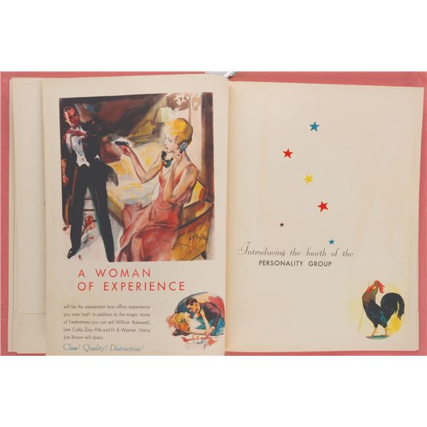 A 1931 RKO Pathé 1st Year Personality Group Book.